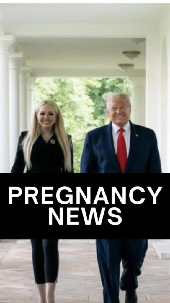 Donald Trump claims daughter Tiffany is pregnant